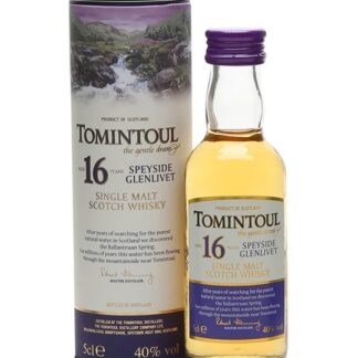 Tomintoul 16 Year Old Miniature Speyside Single Malt Scotch Whisky