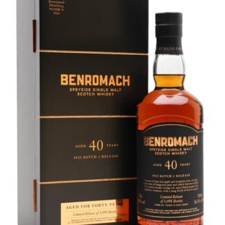 Benromach 40 Year Old / 2022 Batch 2 Release Speyside Whisky