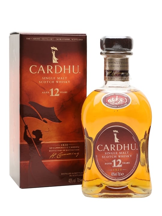 Cardhu 12 Year Old Speyside Single Malt Scotch Whisky